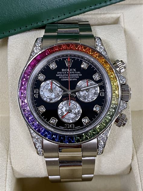 replica watches for men rainbow rolex|rolex daytona rainbow 2022 price.